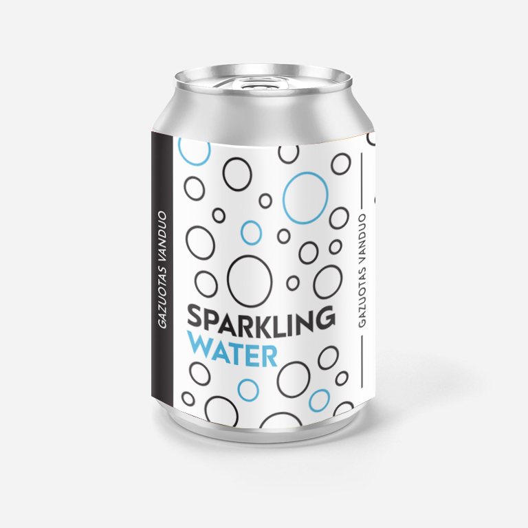 Sparkling Water/ Gazuotas vanduo 0,33