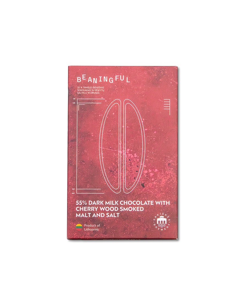 Šokoladas Beaningful su rūkytu salyklu ir druska